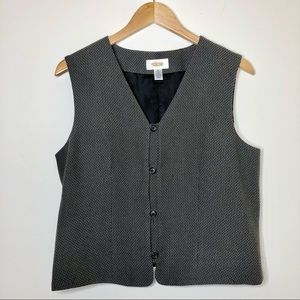 Talbots Button Down Vest Made in U.S.A.